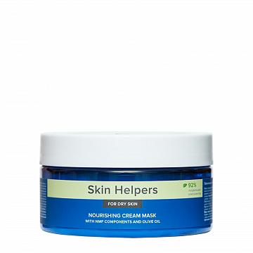 Питательная крем-маска для сухой кожи с компонентами NMF и маслом оливы Skin Helpers